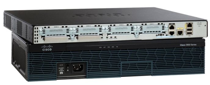 CISCO 2911/K9图片信息及详细参数  CISCO 2911/K9基本参数 路由器类型多业务路由器 网络协议IPv4，IPv6，静态路由，IGMPv3，PIM SM，DVMRP，IPSec 传输速率10/100/1000Mbps 端口结构模块化 广域网接口3个 其它端口2个外部USB闪存插槽 1个USB控制台端口 1个串行控制台端口 1个串行辅助端口 扩展模块1个服务模块插槽数+4个EHWIC插槽+2个双宽度EHWIC插槽（使用双宽度EHWIC插槽将占用两个EHWIC插槽）+1个ISM插槽+2个板