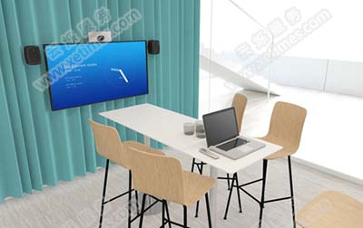 小型会议室视频会议系统解决方案示意图