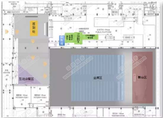 莉莉丝游戏发布会现场平面图